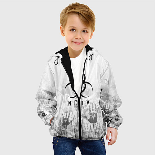 Детская куртка NCoV / 3D-Черный – фото 4