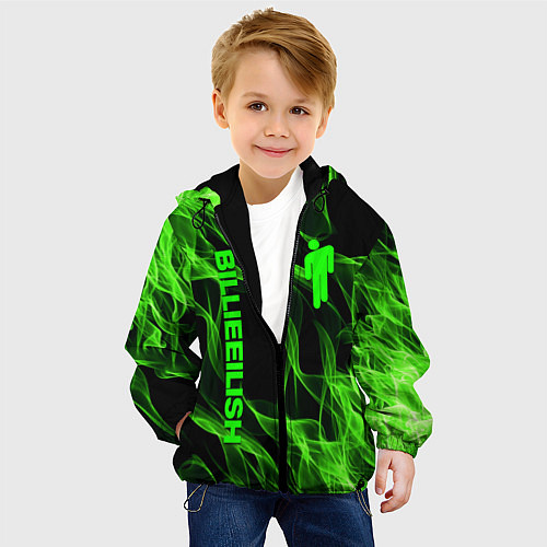 Детская куртка BILLIE EILISH / 3D-Черный – фото 4
