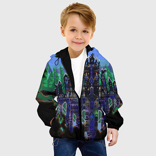 Детская куртка TERRARIA / 3D-Черный – фото 4