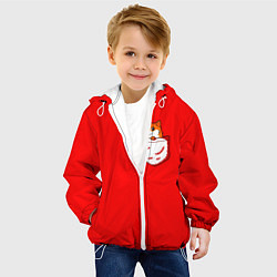 Куртка с капюшоном детская Карманный Doge, цвет: 3D-белый — фото 2