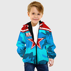 Куртка с капюшоном детская ВВС России, цвет: 3D-черный — фото 2