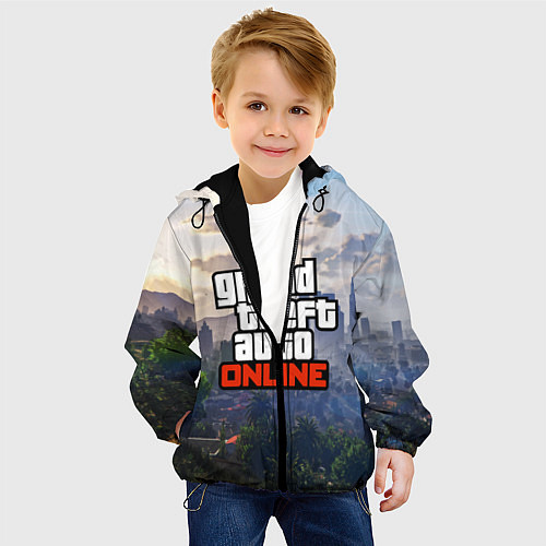 Детская куртка GTA ONLINE / 3D-Черный – фото 4