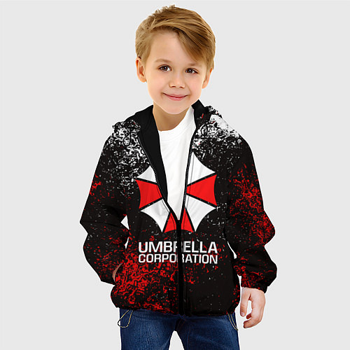 Детская куртка UMBRELLA CORP / 3D-Черный – фото 4