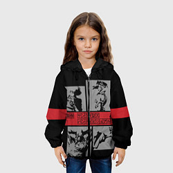 Куртка с капюшоном детская Cowboy Bebop anime, цвет: 3D-черный — фото 2