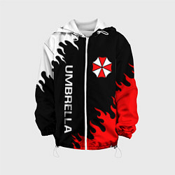 Куртка с капюшоном детская UMBRELLA CORP, цвет: 3D-белый