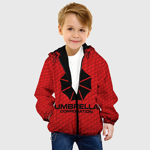 Детская куртка Umbrella Corporation / 3D-Черный – фото 4