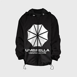 Куртка с капюшоном детская Umbrella Corporation, цвет: 3D-черный