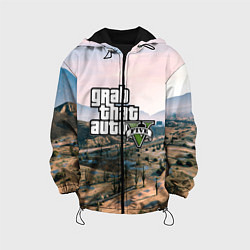 Куртка с капюшоном детская Grand Theft Auto 5, цвет: 3D-черный