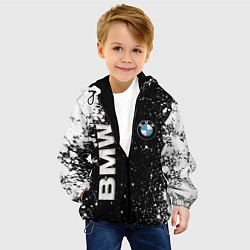 Куртка с капюшоном детская BMW, цвет: 3D-черный — фото 2