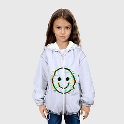 Куртка с капюшоном детская Smile, цвет: 3D-белый — фото 2