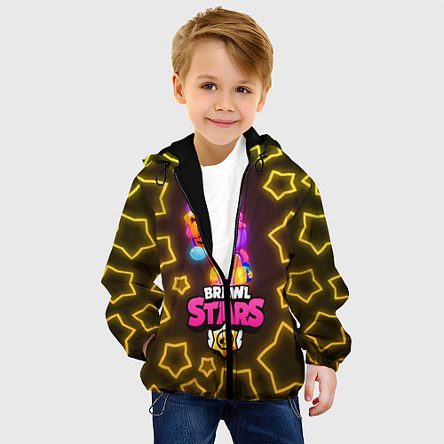 Детская куртка Brawl Stars Sandy / 3D-Черный – фото 4