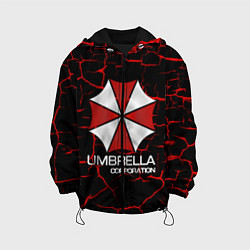 Куртка с капюшоном детская UMBRELLA CORP, цвет: 3D-черный