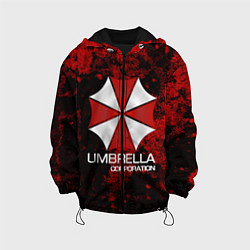 Куртка с капюшоном детская UMBRELLA CORP, цвет: 3D-черный