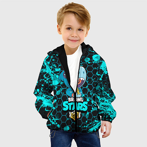 Детская куртка BRAWL STARS LEON / 3D-Черный – фото 4