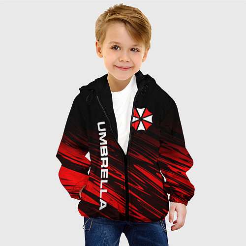 Детская куртка UMBRELLA CORPORATION / 3D-Черный – фото 4