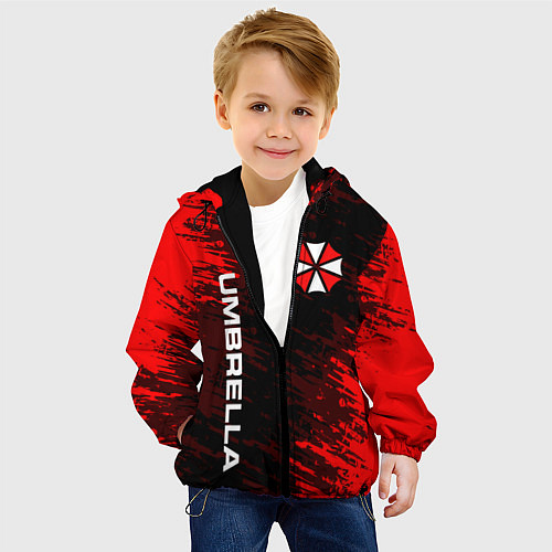 Детская куртка UMBRELLA CORPORATION / 3D-Черный – фото 4