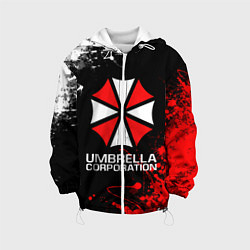 Куртка с капюшоном детская UMBRELLA CORPORATION, цвет: 3D-белый