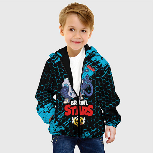 Детская куртка BRAWL STARS 8-BIT / 3D-Черный – фото 4