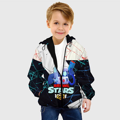 Детская куртка Brawl stras / 3D-Черный – фото 4