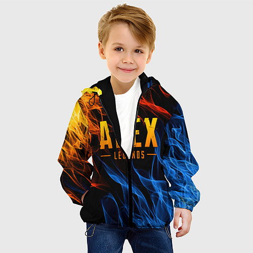 Детская куртка APEX LEGENDS / 3D-Черный – фото 4
