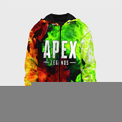 Куртка с капюшоном детская APEX LEGENDS, цвет: 3D-черный