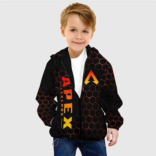 Детская куртка APEX LEGENDS / 3D-Черный – фото 4