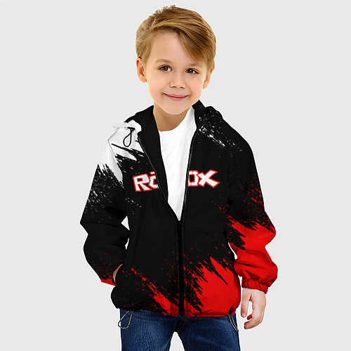 Детская куртка ROBLOX / 3D-Черный – фото 4