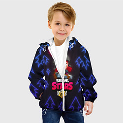 Куртка с капюшоном детская Brawl Stars Shadow Knight Jassie, цвет: 3D-белый — фото 2