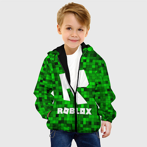 Детская куртка Roblox / 3D-Черный – фото 4