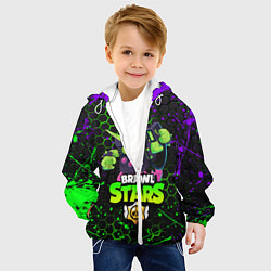 Куртка с капюшоном детская BRAWL STARS VIRUS 8-BIT, цвет: 3D-белый — фото 2