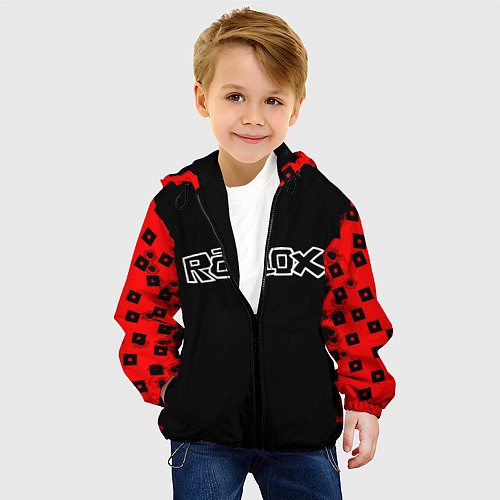 Детская куртка Roblox / 3D-Черный – фото 4