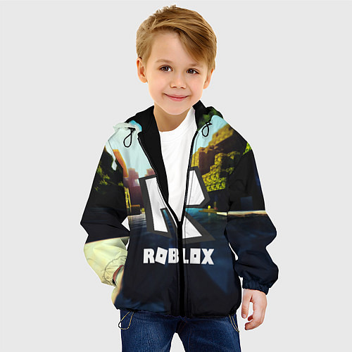 Детская куртка ROBLOX / 3D-Черный – фото 4