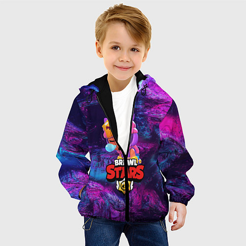 Детская куртка BRAWL STARS SANDY / 3D-Черный – фото 4