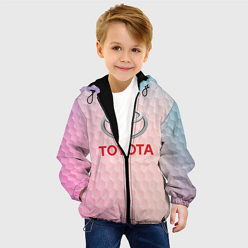 Детская куртка TOYOTA / 3D-Черный – фото 4
