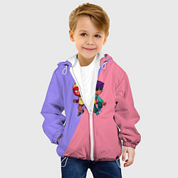 Куртка с капюшоном детская Leon and Nita, цвет: 3D-белый — фото 2