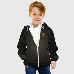 Куртка с капюшоном детская PORSCHEспина, цвет: 3D-белый — фото 2