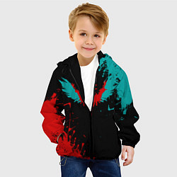 Куртка с капюшоном детская DMC, цвет: 3D-черный — фото 2