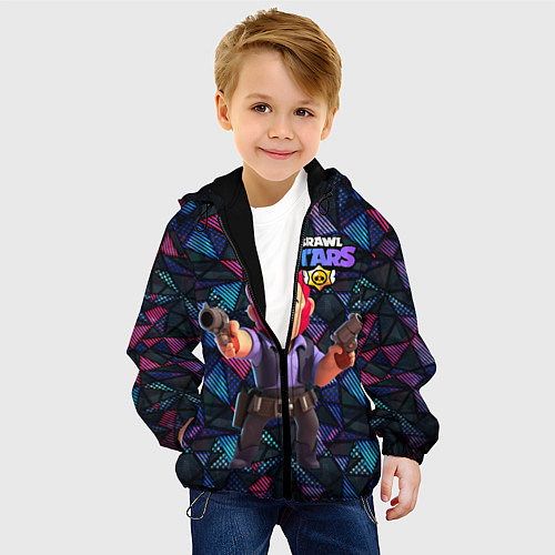 Детская куртка Brawl Stars Colt Кольт / 3D-Черный – фото 4