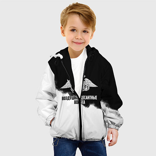 Детская куртка Воздушно - десантные войска / 3D-Черный – фото 4