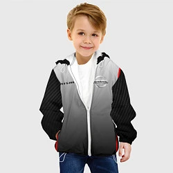Куртка с капюшоном детская NISSAN NISMO, цвет: 3D-белый — фото 2