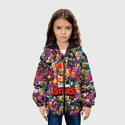 Куртка с капюшоном детская BRAWL STARS:MAX, цвет: 3D-черный — фото 2