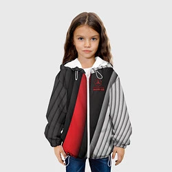Куртка с капюшоном детская Mercedes-AMG, цвет: 3D-белый — фото 2