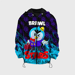 Куртка с капюшоном детская BRAWL STARS MRP, цвет: 3D-черный