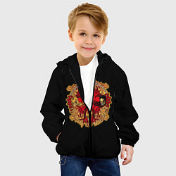 Куртка с капюшоном детская Five Finger Death Punch, цвет: 3D-черный — фото 2