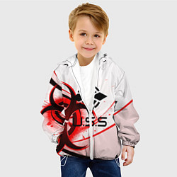 Куртка с капюшоном детская USS, цвет: 3D-белый — фото 2