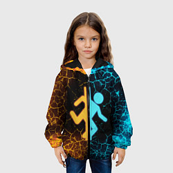Куртка с капюшоном детская PORTAL, цвет: 3D-черный — фото 2