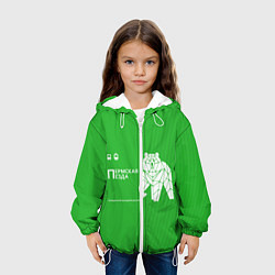 Куртка с капюшоном детская Пермская езда, цвет: 3D-белый — фото 2