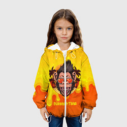 Куртка с капюшоном детская Summertime обезьяна, цвет: 3D-белый — фото 2