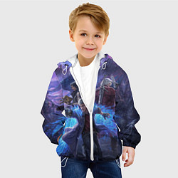 Куртка с капюшоном детская DEVIL MAY CRY, цвет: 3D-белый — фото 2