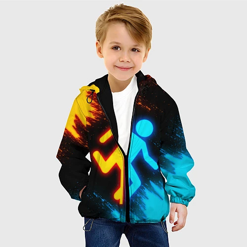 Детская куртка PORTAL / 3D-Черный – фото 4